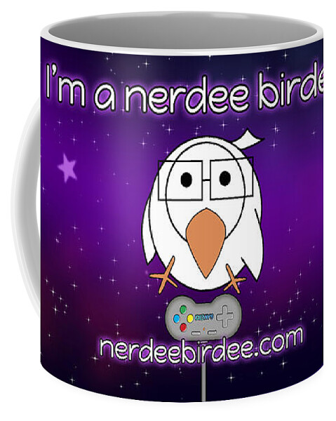 Nerdee Birdee_Purple Space_Coffee_Mug