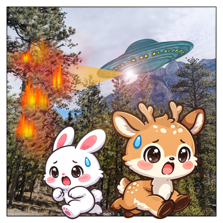 UFO_Terrorizes_Woodland_Critters